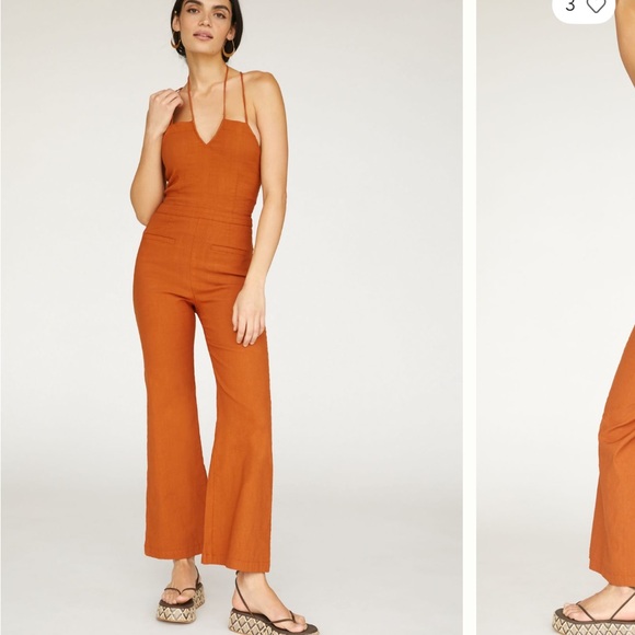 Maeve Orange Jumpsuit - Picture 1 of 11